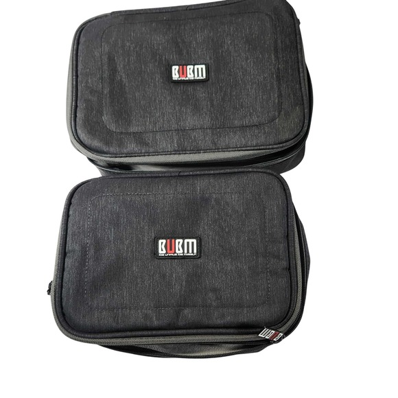 BUBM Travel Cases - Electronics Accessories Organizer Storage Bag‎ Black - Picture 1 of 8